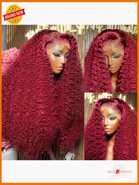 360 Lace Front Wig Human Hair Deep Wave Glueless Hidden Strap Pre Plucked Pre main image 5